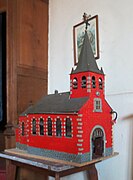 La maquette de l'église.