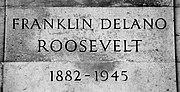 Lettering for the Roosevelt Memorial, London
