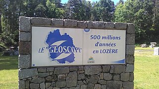 Géoscope de l'aire de la Lozère.