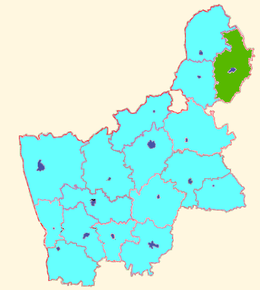 Distretto di Smarhon' – Localizzazione