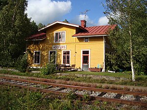 Högfors gamla järnvägsstation