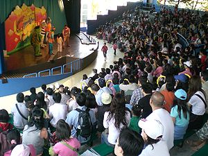 Audience at a show in Hong Kong.