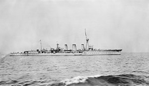 C級軽巡洋艦カロライン （1917年撮影）