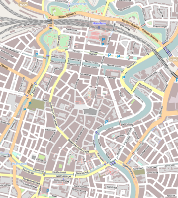 Location map Netherlands Haarlem