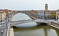 Lungarno (längs des Arno) mit Ponte di Mezzo