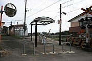 旧駅出入口（2007年9月）