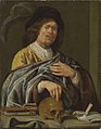 Q759588 zelfportret door Jan Miense Molenaer geboren in 1610 overleden op 19 september 1668