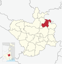 Location in West Bengal