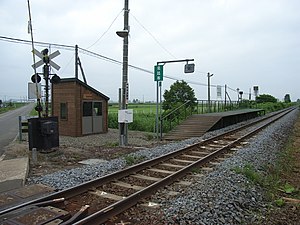 北比布車站（攝於2015年7月）