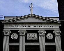 The RSA building, rear facade (facing the Strand) London - The Royal Society of Arts.jpg