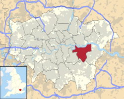 Municipio reale di Greenwich - Localizzazione