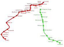 Luas  on Mappa Delle Linee Luas  2006