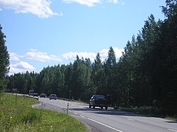 Main road 66 in Virrat
