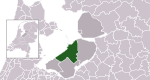 Carte de localisation de Lelystad