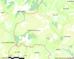 Campestre-et-Luc - Localizazion