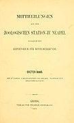 Mittheilungen der Zoologischen Station in Neapel 1879