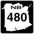 Route 480 marker