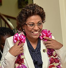 photograph of Nazira Abdula in 2018
