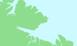 Kaart van Vardøya