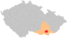 Správní obvod obce s rozšířenou působností Hustopeče na mapě