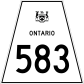 Highway 583 shield