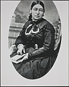 Portrait of Rosalia Valenzuela, photographed between 1880 and 1890