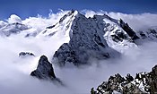 Piz Bernina, mè 4.049 meter den hoogstn berg van Graubünden