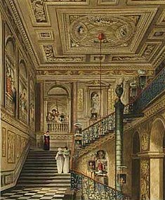 켄징턴 궁전 계단실의 벽화와 천장화