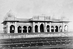 Guna railway station, 1890