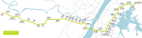 Voir la carte de la ligne.