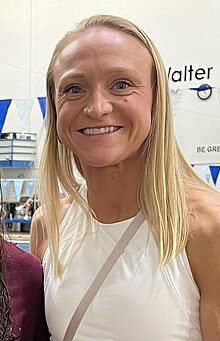 Sarah Bacon, an American diver