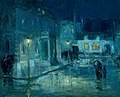 William Edouard Scott, Rainy night in Étaples, 1912
