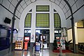 Interior gedung Stasiun Siantar