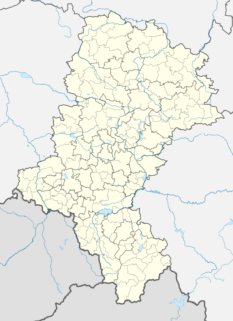Mapa konturowa województwa śląskiego
