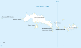 Three Lakes Valley (South Orkney Islands) is located in South Orkney Islands