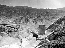 Remains of the St. Francis Dam in March 1928