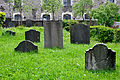 Churchyard to the rear of the church