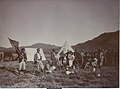 Olivier's Orange Free State artillery corps with heliographists near Colesberg, Second Boer War.