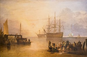 William Turner, Wschód słońca przez mgłę, ok. 1809