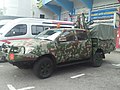 Toyota Hilux of Malaysian Army in display in AKM Pahang 2022.