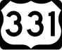 U.S. Highway 331 marker