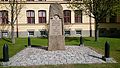 Memorial stone of the regimental presence in Uppsala.