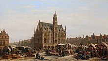 Het Stadhuis van Oudenaarde door Victor Vervloet