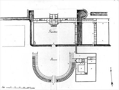 Plan d'ensemble Francesco Muttoni en 1760