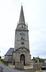 The church of Saint-Guénin, in Guénin