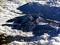 從高空拍攝的妙高山和黒姫山（日語：黒姫山）