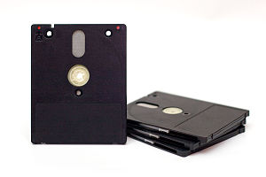 English: 3" floppy disks, as used by Amst...