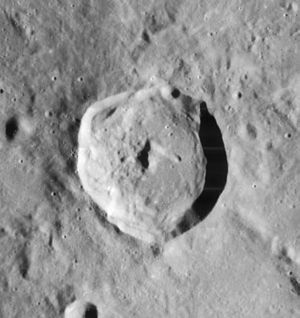 Agrippa aufgenommen von Lunar Orbiter 4