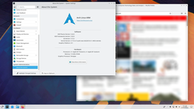 Скриншот Asahi Linux с KDE Plasma 5