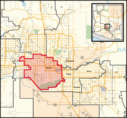 Map of Arizona's 3rd congressional district